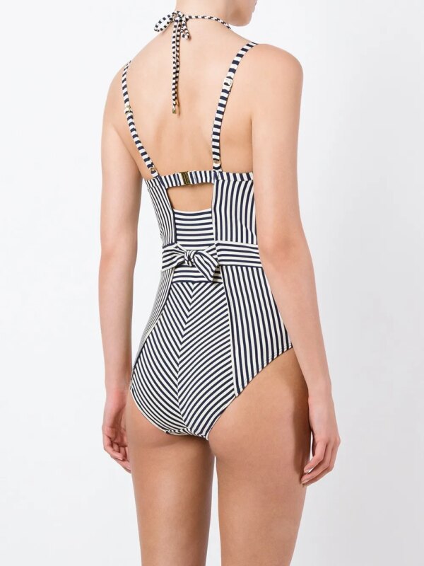 Marlies Dekkers Badpak met diepe hals - Blauw