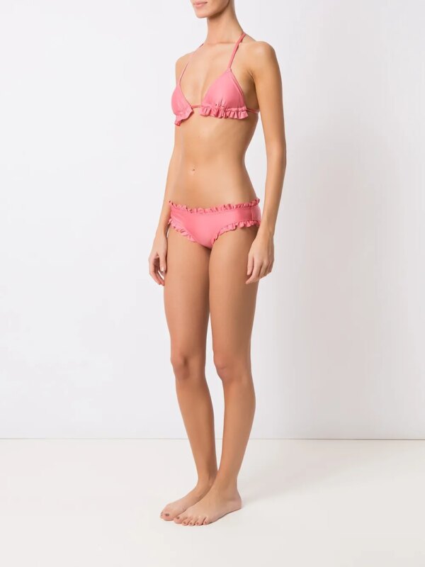 Amir Slama Bikini met ruches - Roze