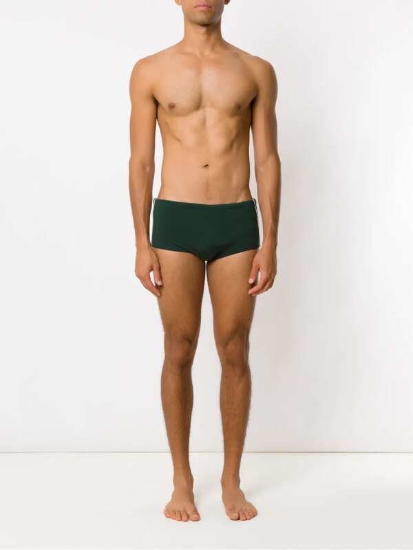 Osklen Gestreepte zwembroek - Groen