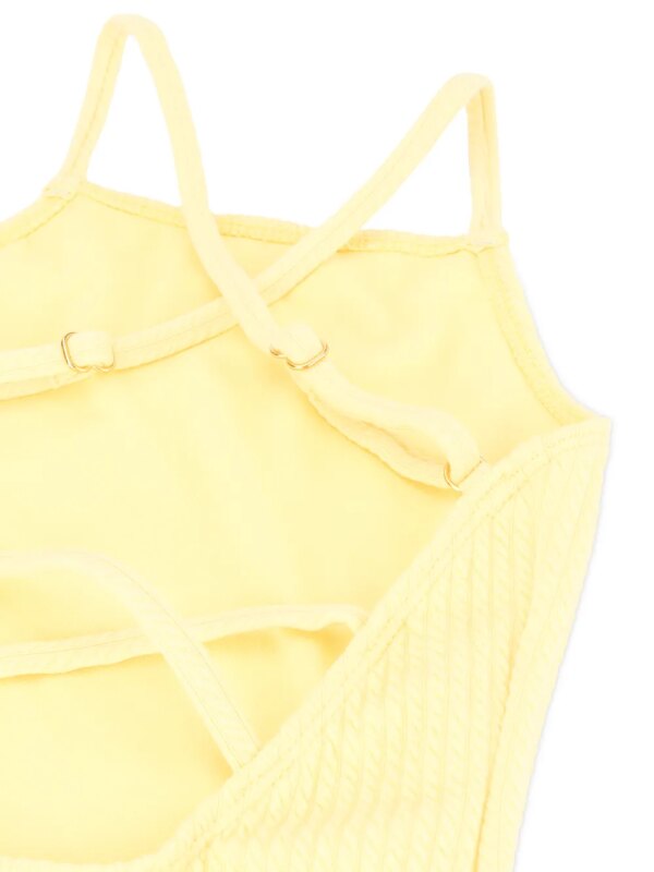 Duskii Girl Gekruist badpak - Geel