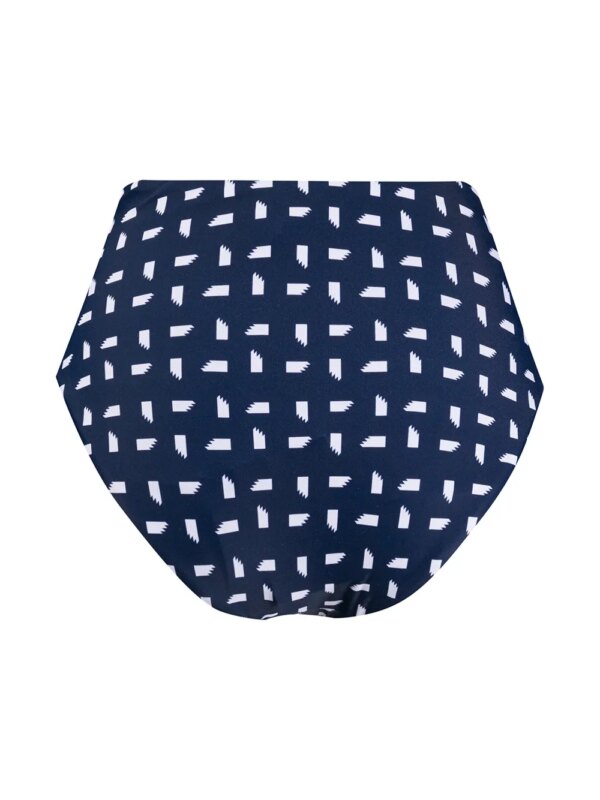 Self-Portrait High waist bikinislip - Blauw