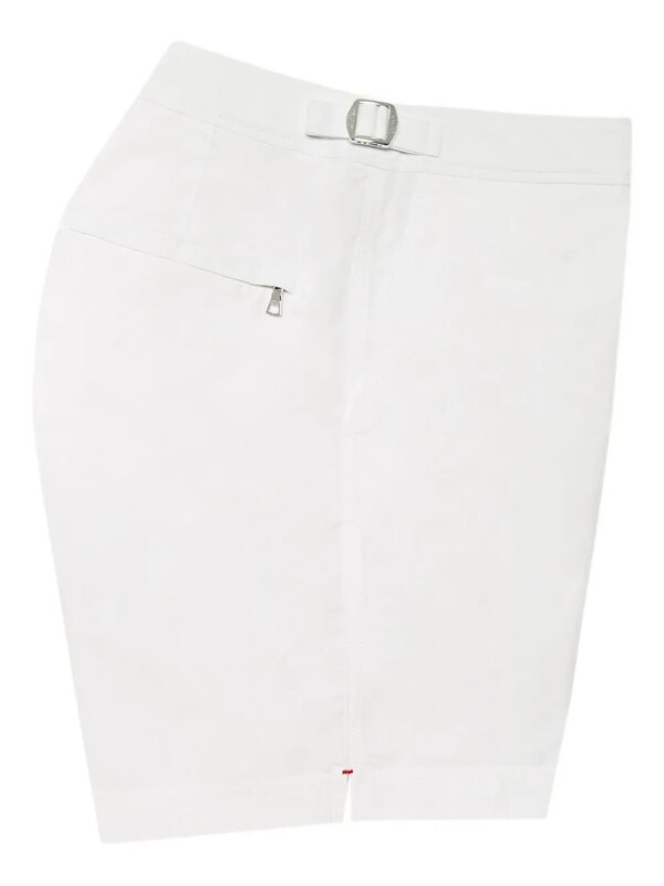 Orlebar Brown Zwembroek met gespdetail - Wit