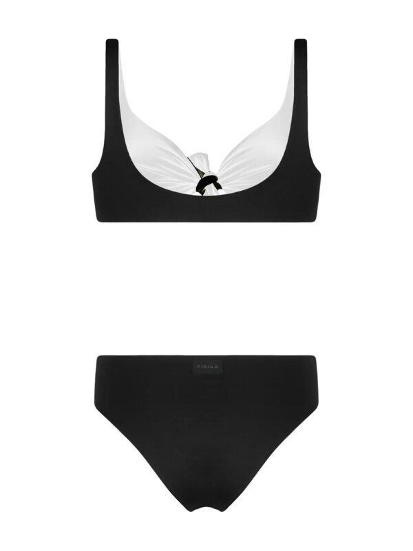 Fisico Geknoopte bikini - Zwart