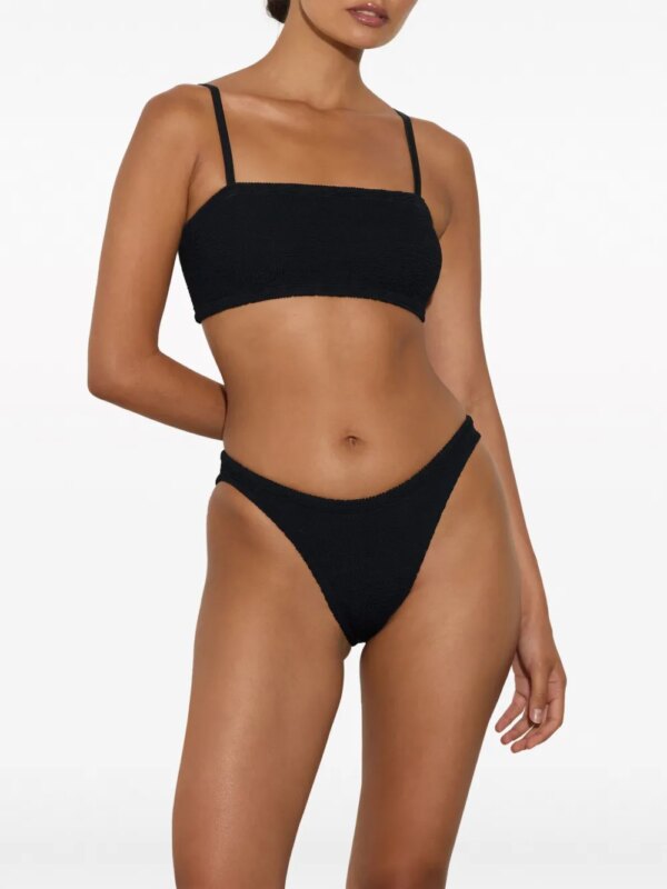 Hunza G Bandeau bikini - Zwart