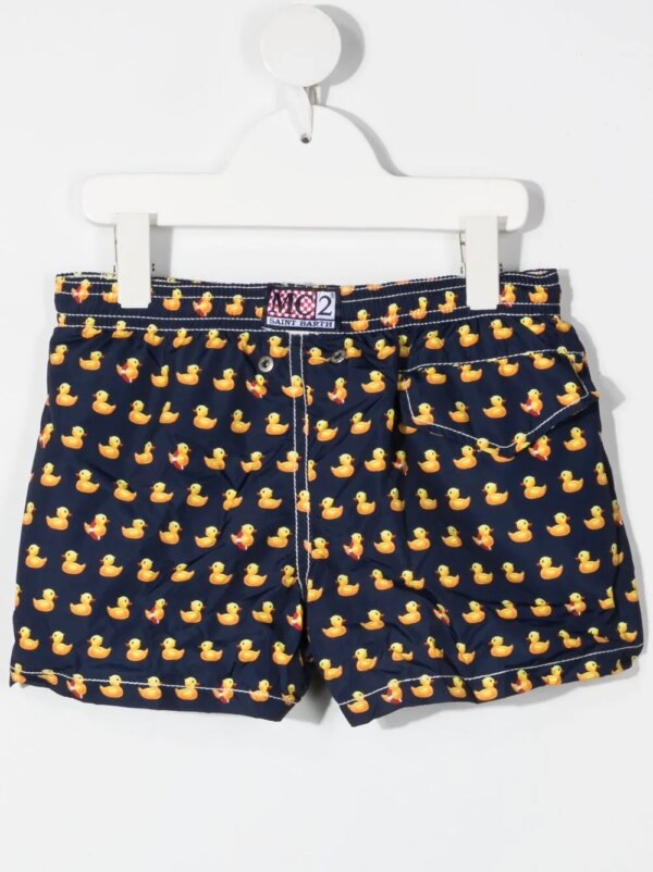 MC2 Saint Barth Kids Zwembroek met print - Blauw