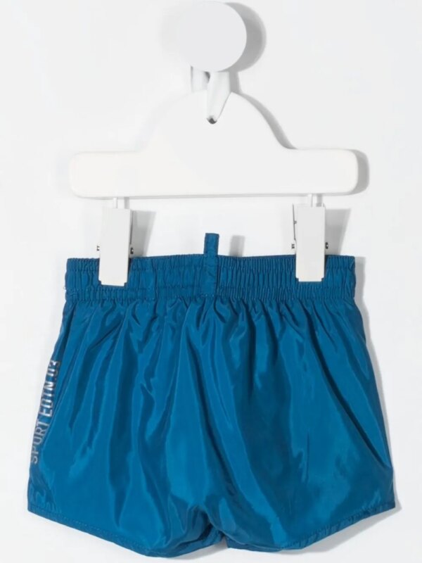 DSQUARED2 KIDS Zwembroek met logoprint - Blauw