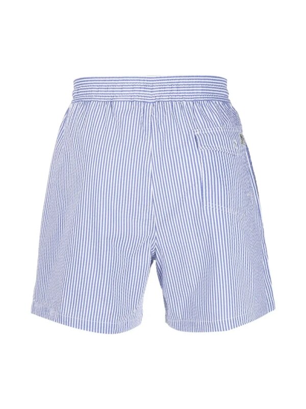 Polo Ralph Lauren Gestreepte zwembroek - Blauw