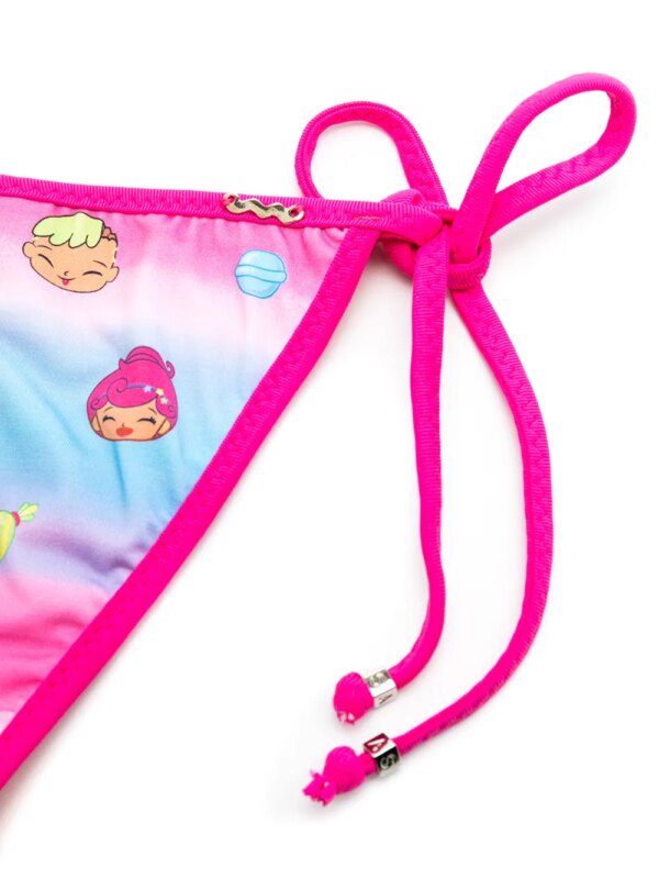 Amir Slama Bikini met print - Roze