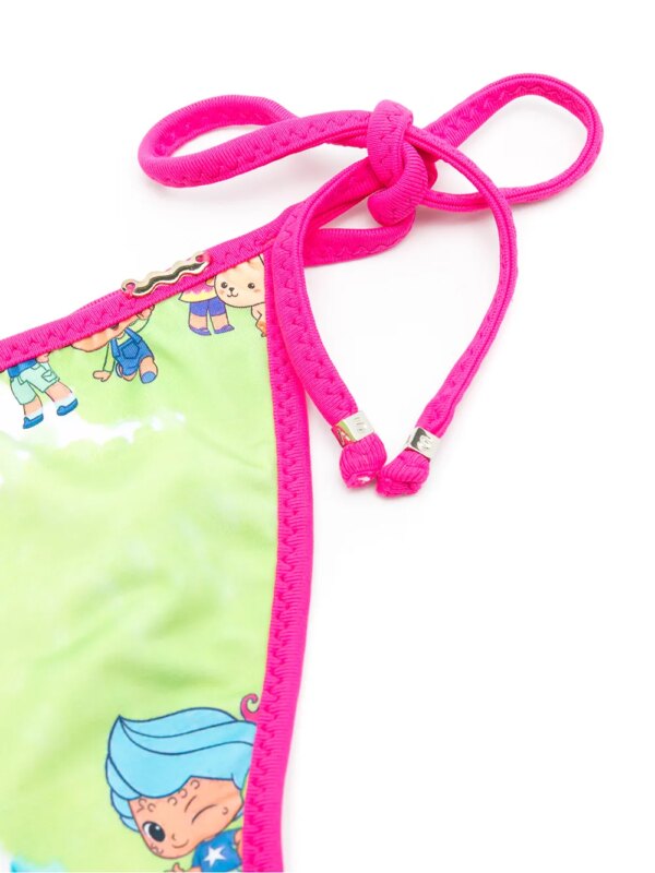 Amir Slama Bikini met print - Roze