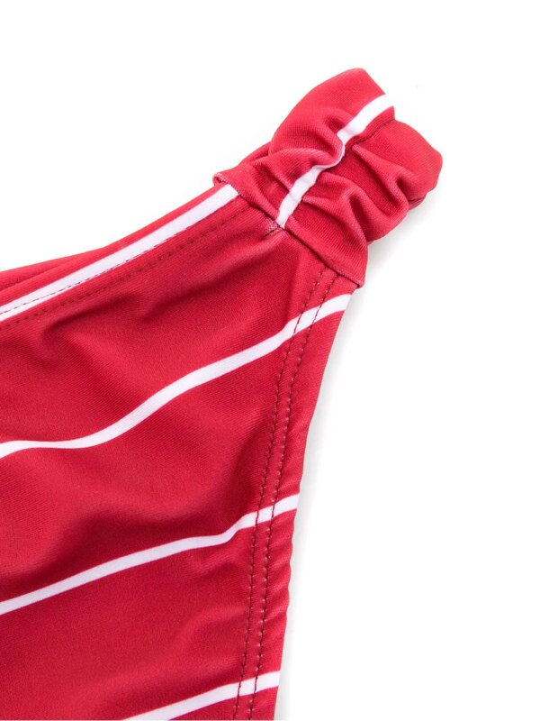 Amir Slama Gestreepte bikini - Rood
