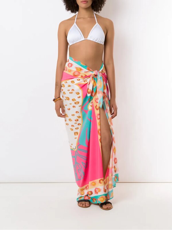 Brigitte Bikini met striksluiting - Wit