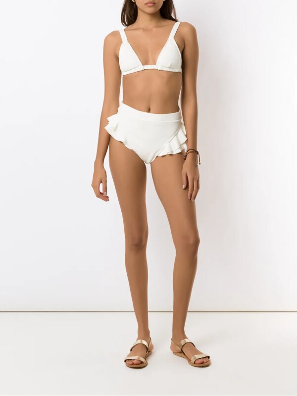 Clube Bossa High waist bikinislip - Wit