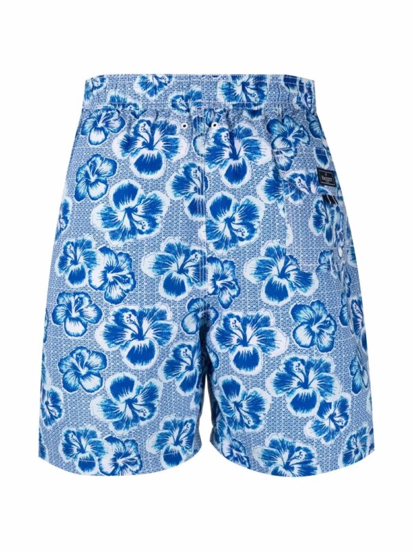 Hackett Zwembroek met print - Blauw