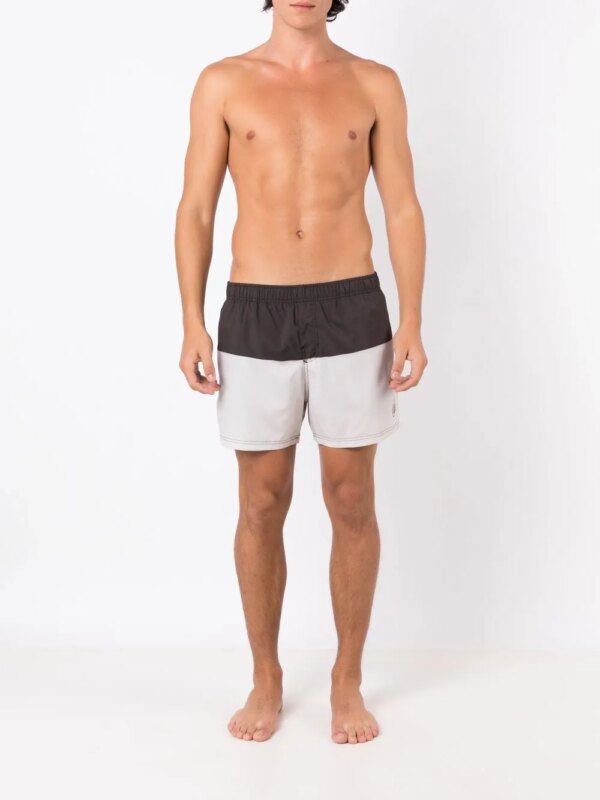 Osklen Zwembroek met colourblocking - Beige