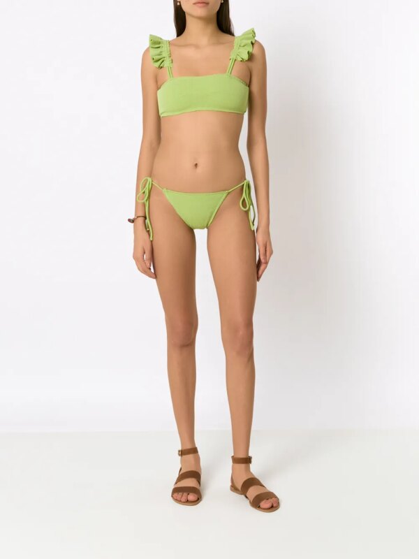 Clube Bossa Bikinislip met ruches - Groen