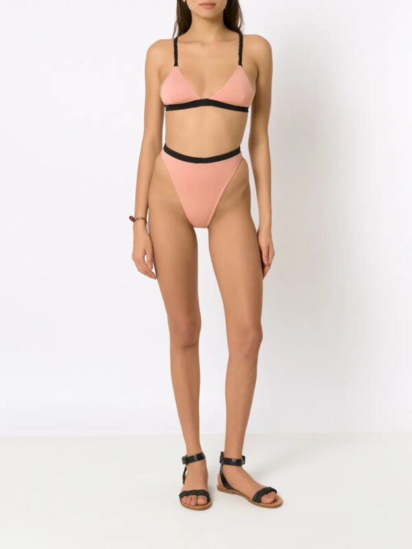 Clube Bossa Bikinislip met contrasterende afwerking - Roze