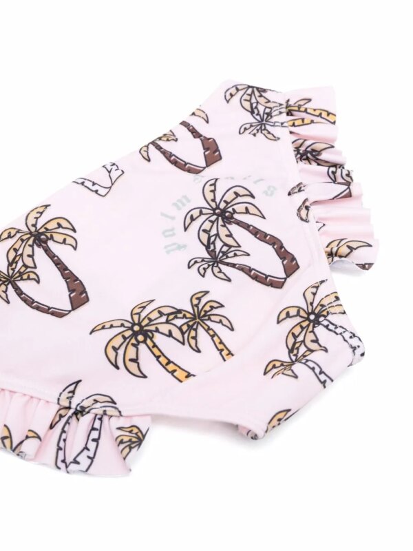 Palm Angels Kids Bikini met palmboomprint - Roze