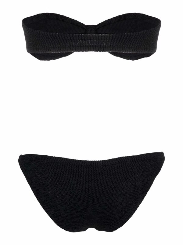 Hunza G Bandeau bikini - Zwart