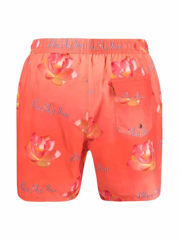 BLUE SKY INN Zwembroek met print - Oranje