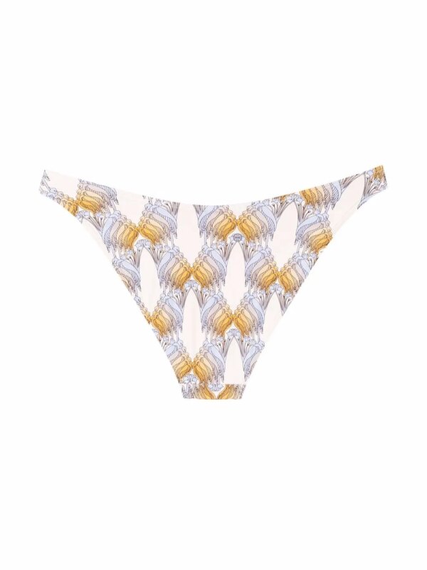 Tory Burch Bikinislip met abstracte print - Beige