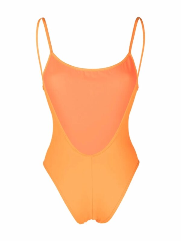 Manokhi Badpak met open rug - Oranje