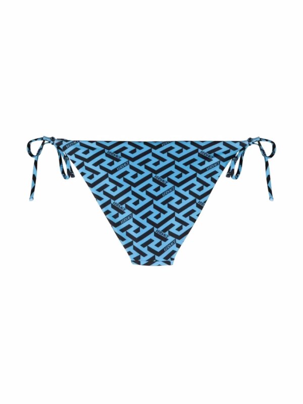 Versace Bikinislip met logo - Blauw