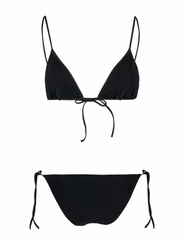 LIDO Bikini met gestrikte taille - Zwart