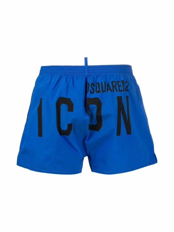 DSQUARED2 Zwembroek met trekkoord - Blauw