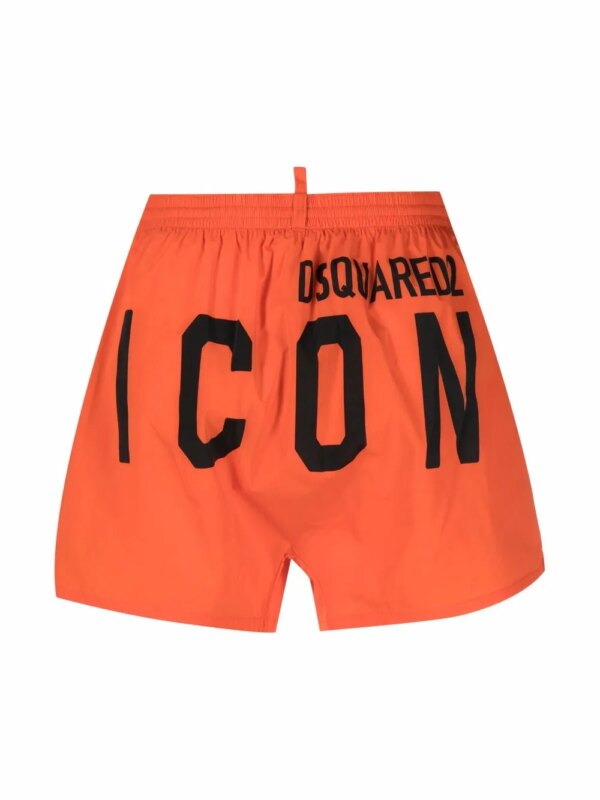 DSQUARED2 Zwembroek met trekkoord - Oranje