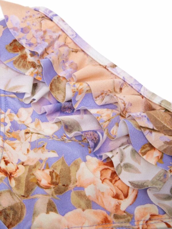 ZIMMERMANN Kids Bikinislip met bloemenprint - Paars