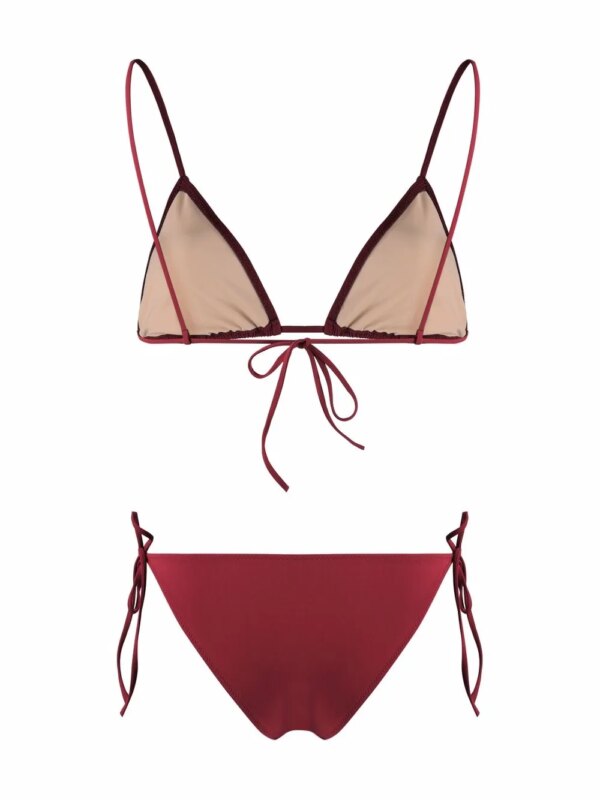 LIDO Bikinislip met gestrikte zijkanten - Rood