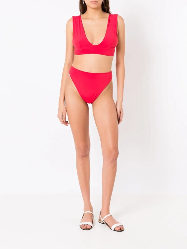 Isolda High waist bikini - Rood