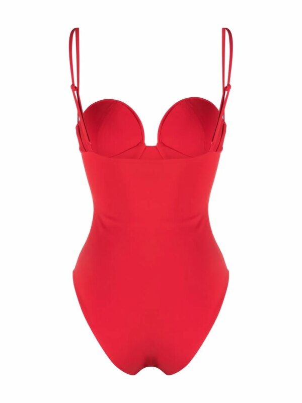 Magda Butrym Bustier badpak - Rood