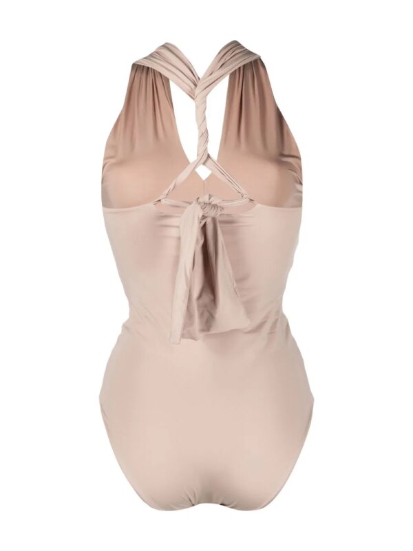 Maygel Coronel Badpak met geknoopt detail - Beige