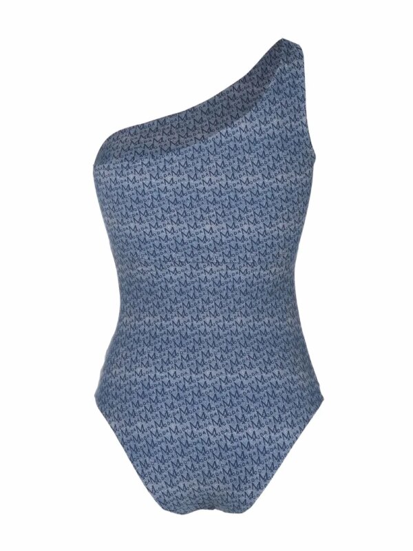 Magda Butrym Badpak met print - Blauw