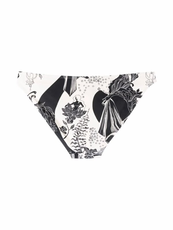 Tory Burch Bikinislip met print - Beige