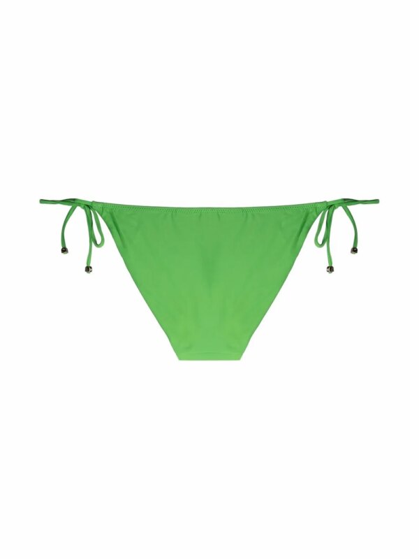 Nanushka Bikinislip met gestrikte zijkant - Groen