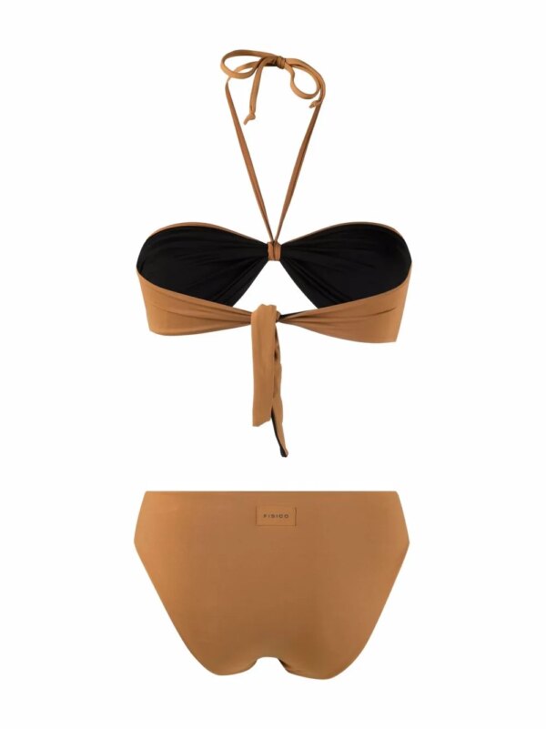 Fisico Omkeerbare bandeau bikini - Bruin