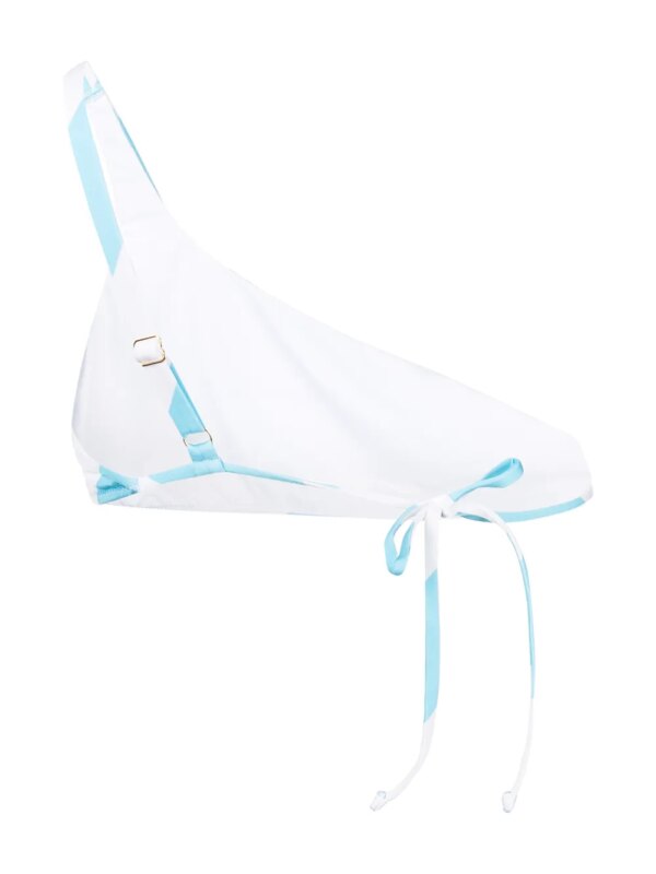 Sian Swimwear Asymmetrische bikinitop - Blauw