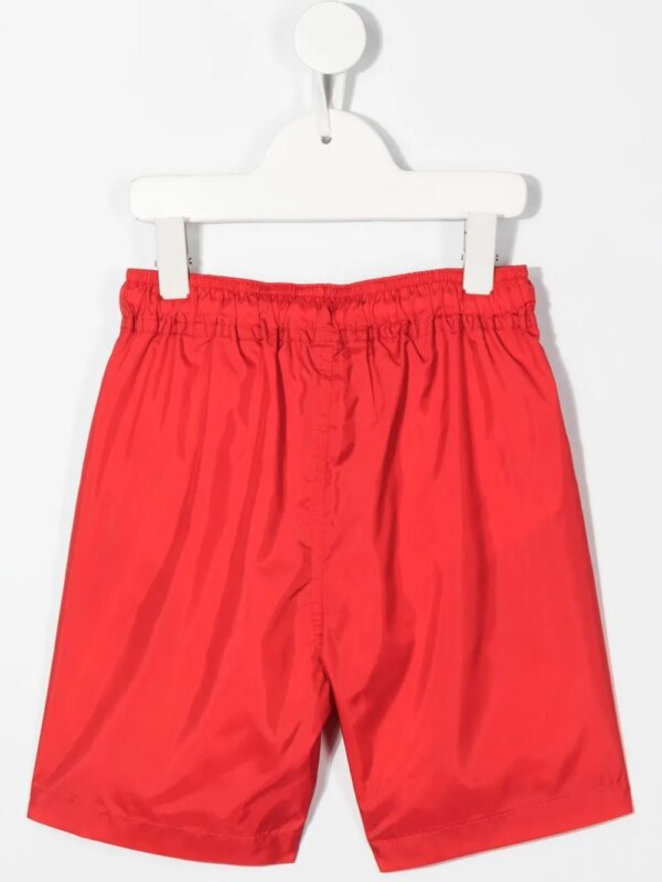 MSGM Kids Trainingsshorts met logoprint - Rood