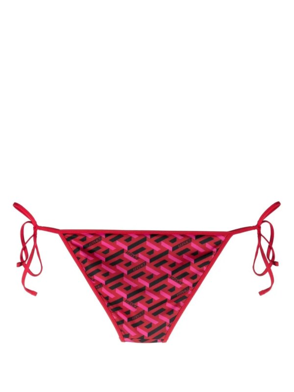 Versace Bikinislip met print - Rood