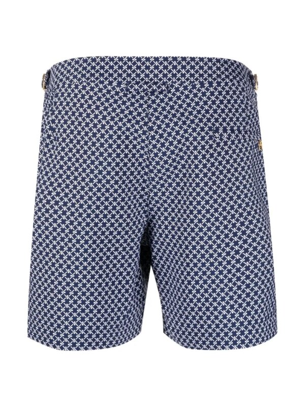 Orlebar Brown Zwembroek met print - Blauw