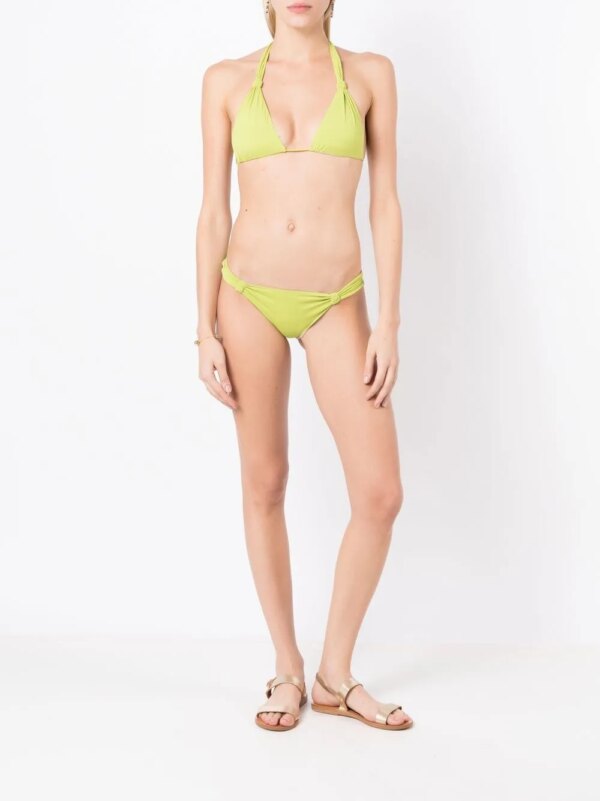 Clube Bossa Bikinislip met geknoopt detail - Groen