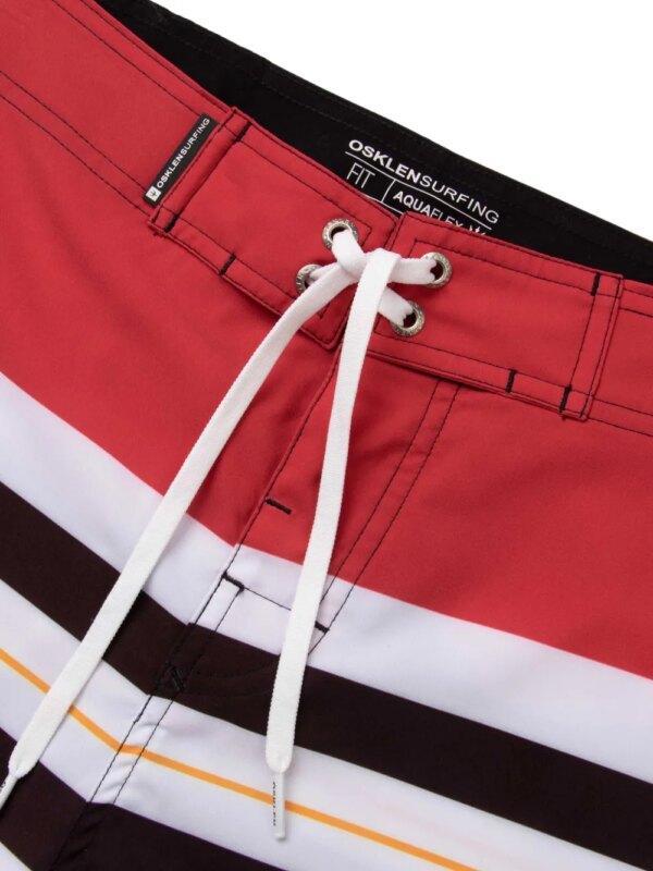 Osklen Gestreepte zwembroek - Rood