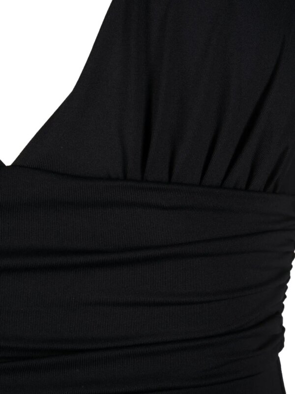 Melissa Odabash Badpak met ruche - Zwart