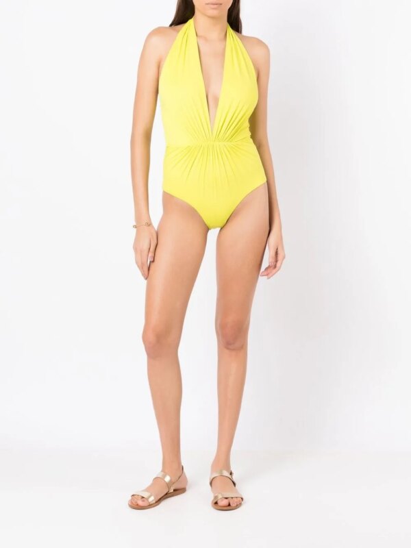 Clube Bossa Badpak met diepe afwerking - Groen