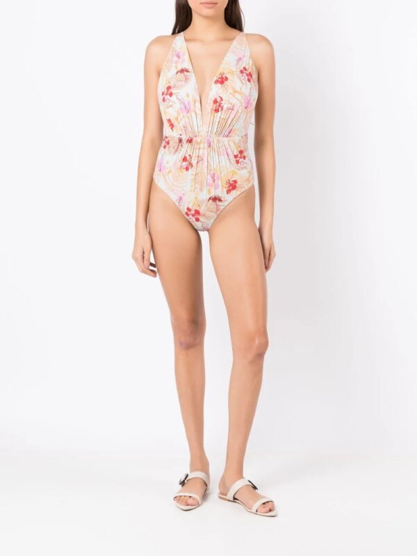 Clube Bossa Badpak met watervalhals - Beige