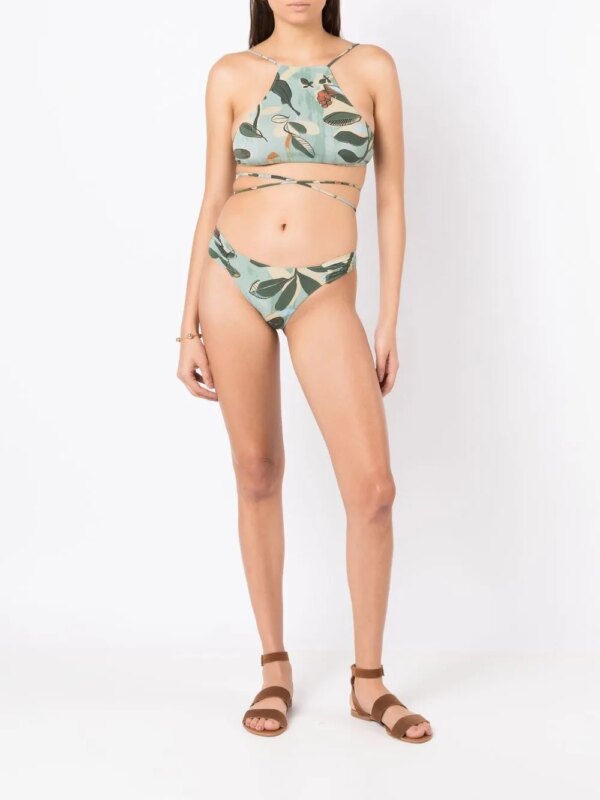 Clube Bossa Bikinitop met bloemenprint - Groen