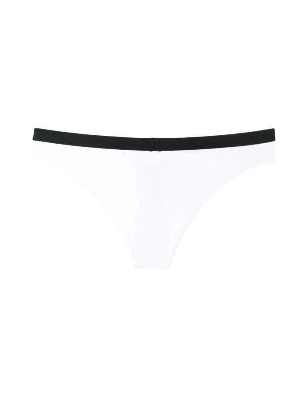 Karl Lagerfeld Bikinislip met logo taille - Wit