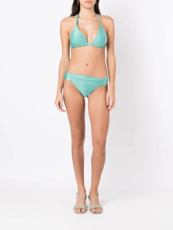 Lygia & Nanny Bikinitop met ruches - Blauw